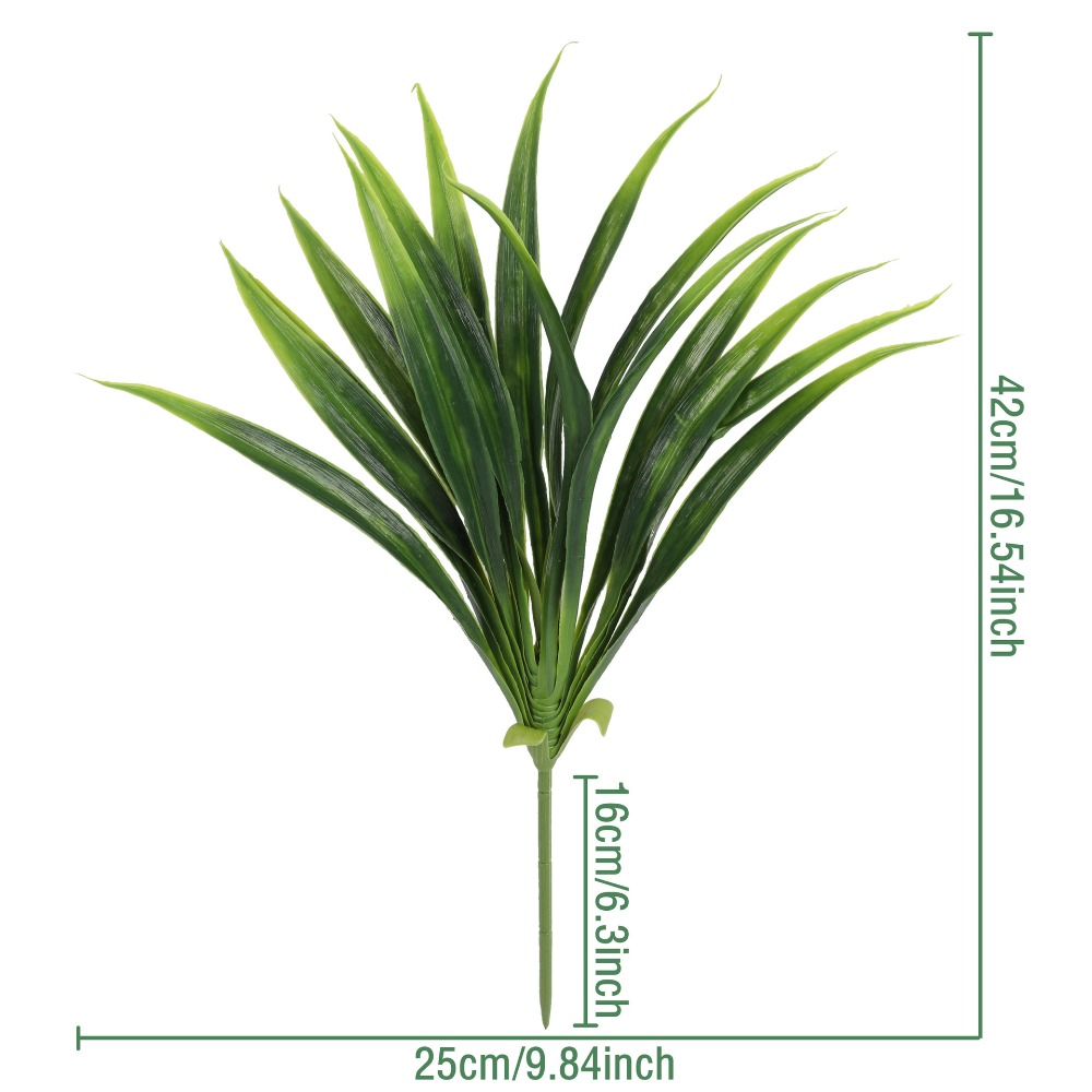 Spider Plant Hanging - 사실적인 42cm 인조 난초 잎 시뮬레이션