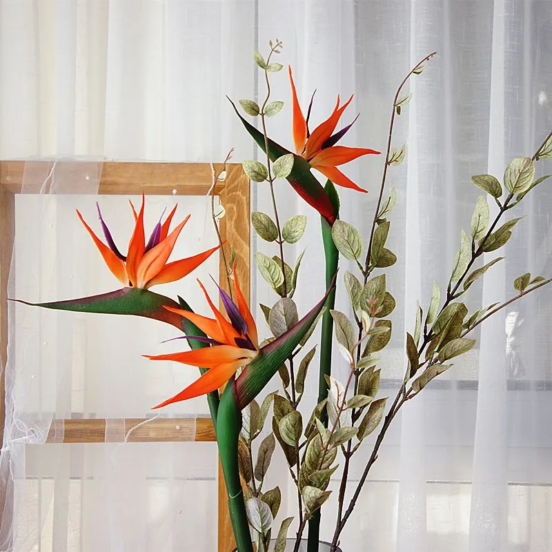 Bird Paradise Strelitzia - 인조 리얼 터치 플라워, 새 오브