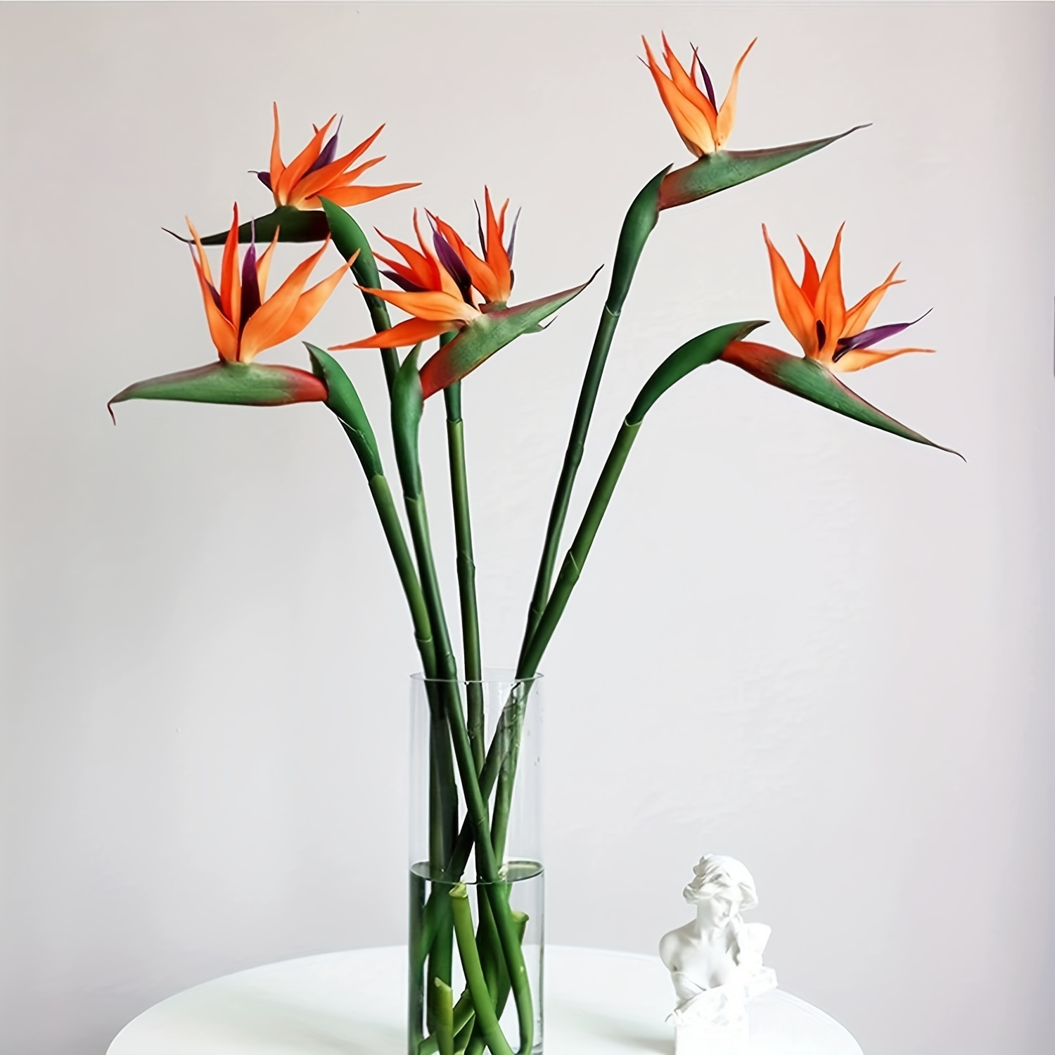 Bird Paradise Strelitzia - 3개 인조 버드 오브 파라다이스 꽃