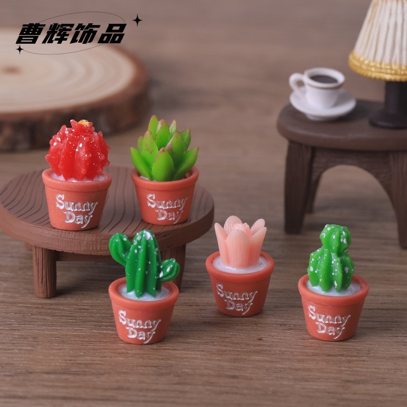 Echeveria Succulent - 5개입 모조 다육식물 화분 정원 조경