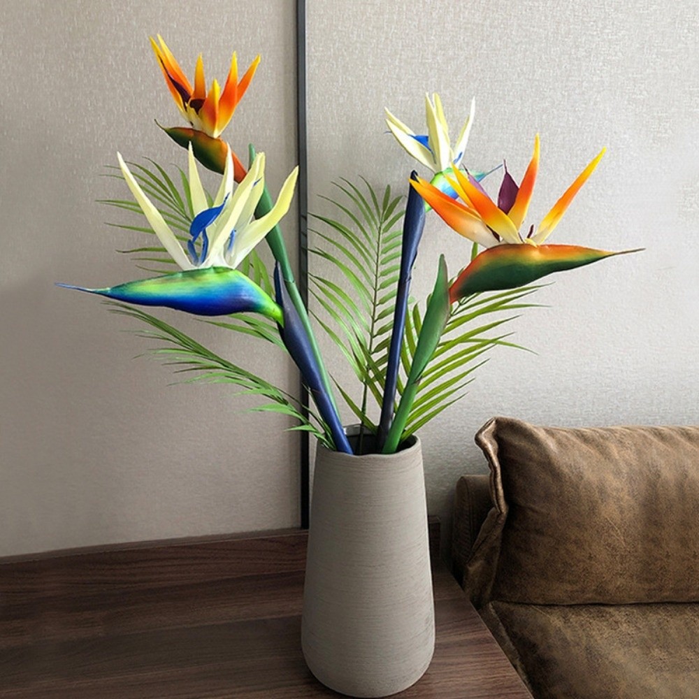 새로운 롱 스템 인조 버드 오브 파라다이스 장식용 DI - Bird Paradise Strelitzia 리뷰 및 가격