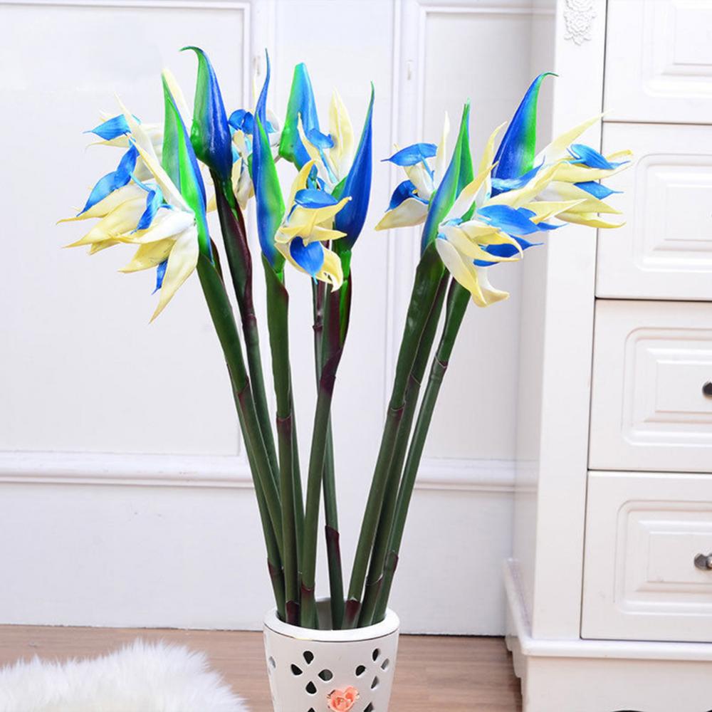 1pc 80cm 꽃 천국의 새 인공 꽃 가짜 식물 St - Bird Paradise Strelitzia 리뷰 및 가격