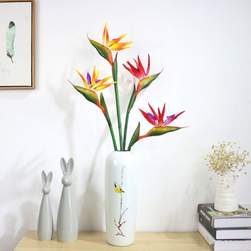 1pc 80cm 꽃 천국의 새 인공 꽃 가짜 식물 St - Bird Paradise Strelitzia 리뷰 및 가격