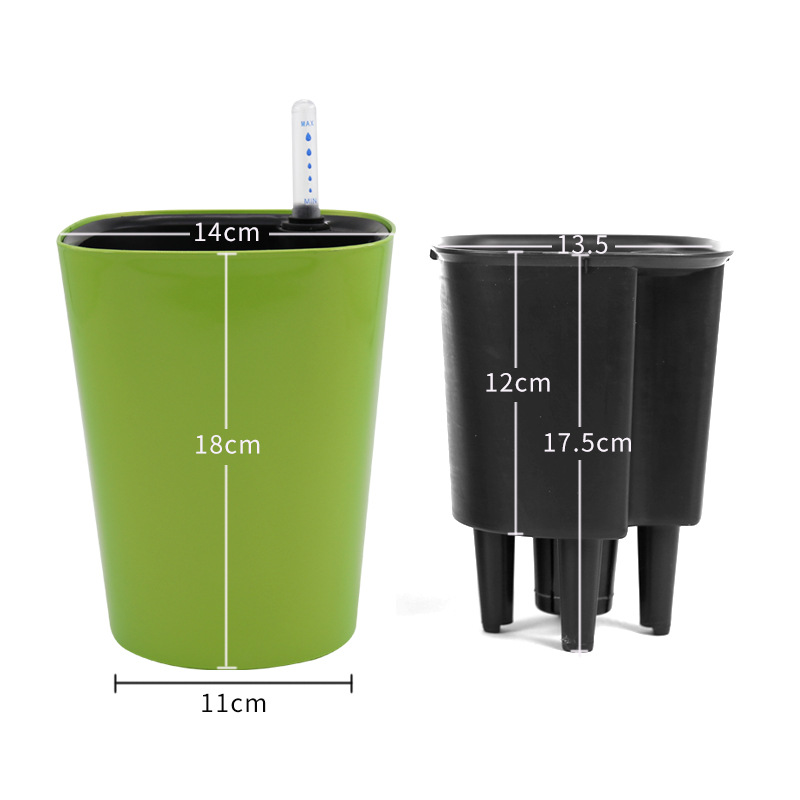 1PC 실내 플라스틱 화분 자체 급수 식물 화분 수위  - Aloe Vera Pot 리뷰 및 가격