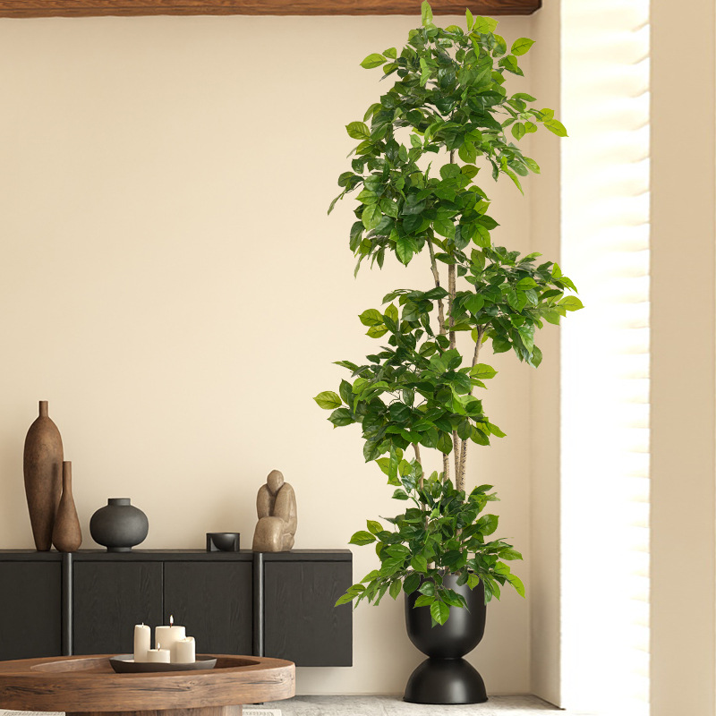2-78in 대형 가짜 식물 인공 해피 트리 플라스틱  - Ficus Lyrata Tree 리뷰 및 가격