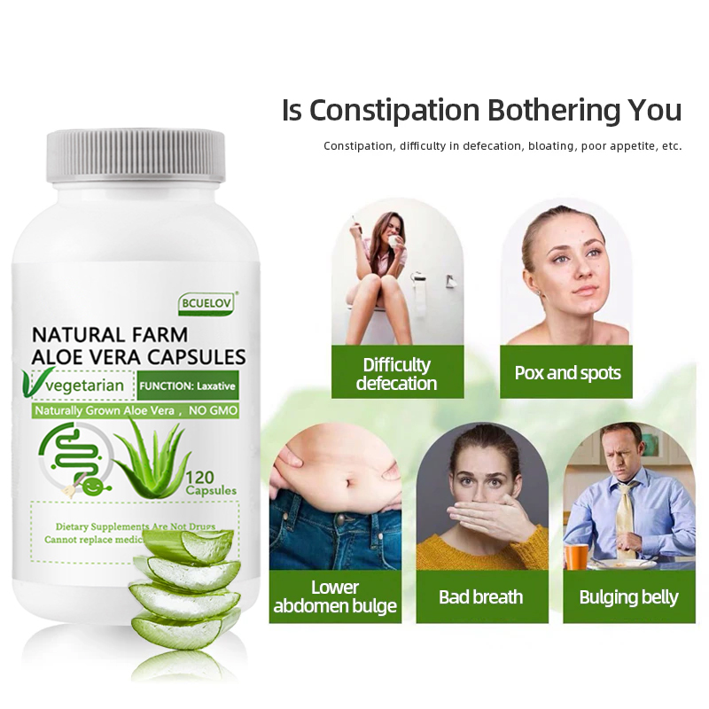 천연 농장 알로에 베라 캡슐, 신체 변비 완화, 위산  - Aloe Vera Pot 리뷰 및 가격