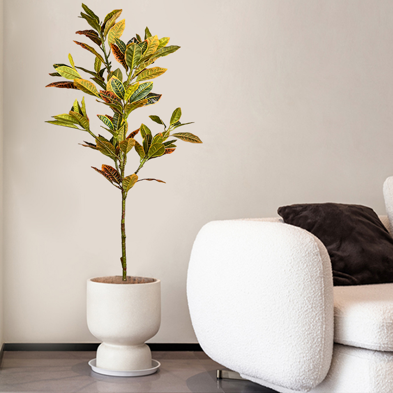 120cm 대형 가짜 Ficus 나무 인공 열 대 고무 - Ficus Lyrata Tree 리뷰 및 가격