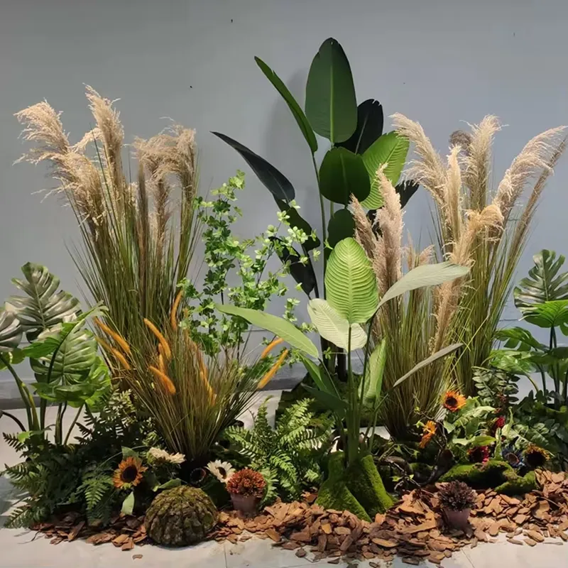 디스플레이 아트 공예 인조 라이라타 나무 홈 오피스 잔 - Ficus Lyrata Tree 리뷰 및 가격