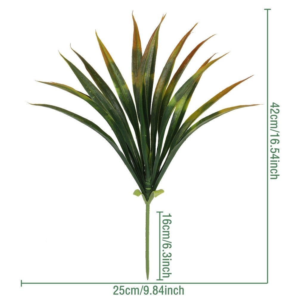 사실적인 42cm 인조 난초 잎 시뮬레이션 플라스틱 가 - Spider Plant Hanging 리뷰 및 가격