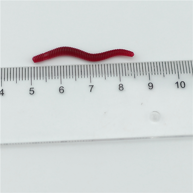 100PCS 소프트 루어베이스 도미 Bloodworm  - Aglaonema Red 리뷰 및 가격