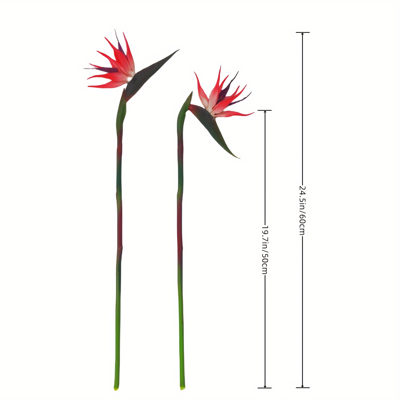 3개 인조 버드 오브 파라다이스 꽃 고무 스트렐리치아  - Bird Paradise Strelitzia 리뷰 및 가격