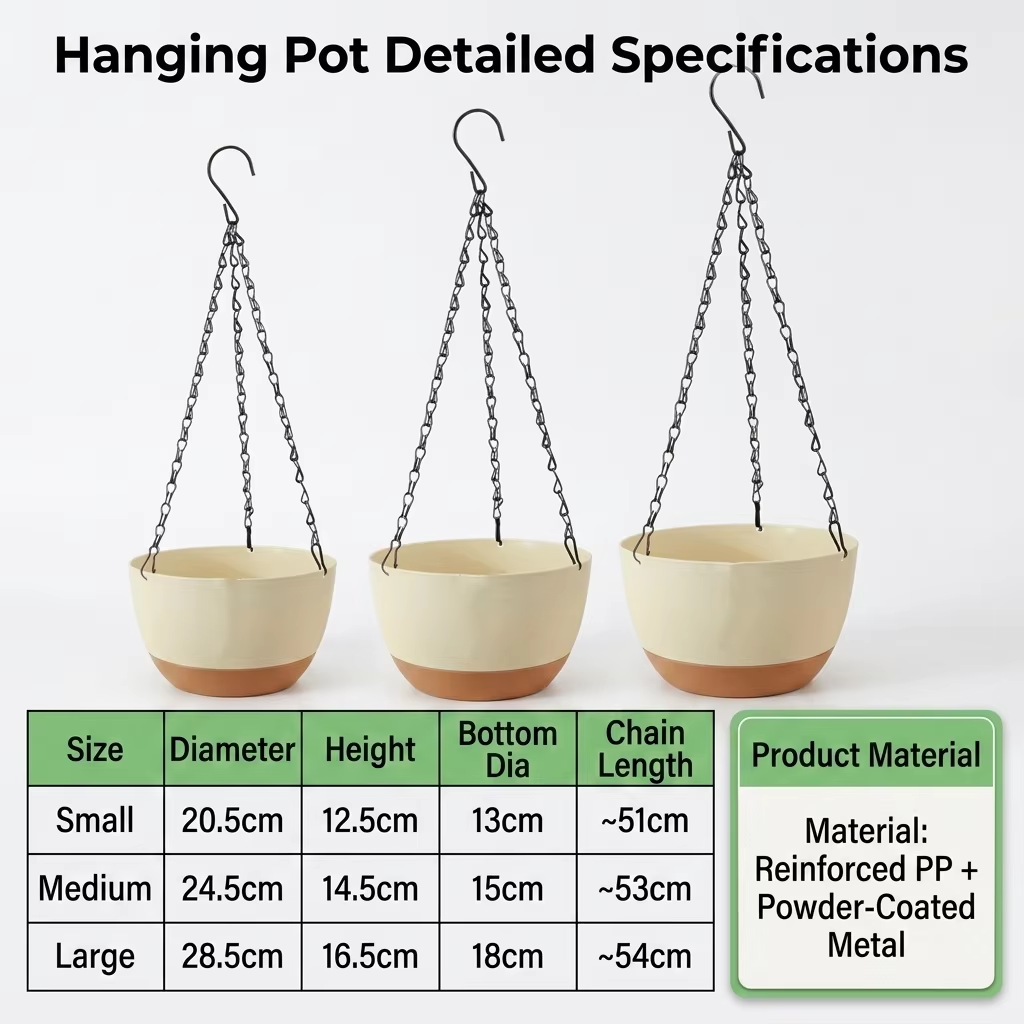 현대적인 일상용 이중 색상 걸이형 화분 플라스틱 스파이 - Spider Plant Hanging 리뷰 및 가격